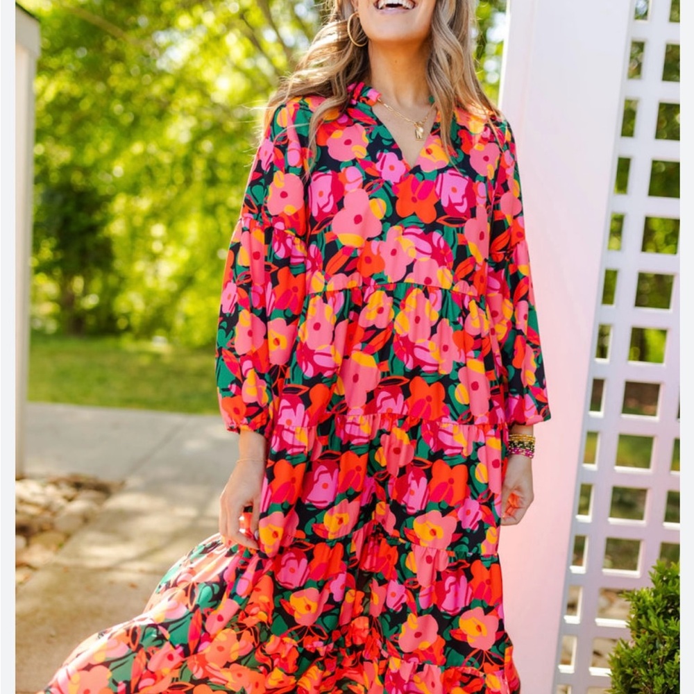Floral Print Women's Dress